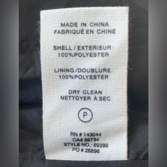 New Avec Les Filles Black Double Breasted Hooded Robe Coat Size XL Anthropologie - Picture 8 of 15